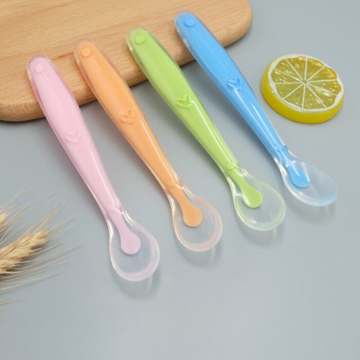 Best Baby Silicone Feeding Spoon