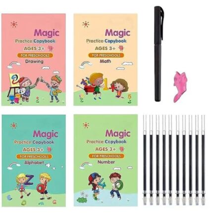 4-Piece Magic Activity Book Set