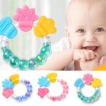 Rattle Shape Silicone Baby Teether - Image 2