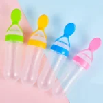 Easy Feeding with Silicone Baby Spoon Feeder - Image 4