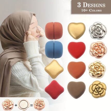 Magnetic Hijab Pins – Stylish
