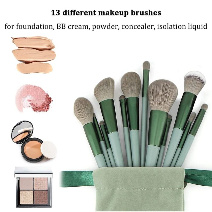Complete Make Up Brush Set for Face & Eyes - Image 7