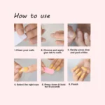 Nail Glue Sheet & Stickers - Image 3