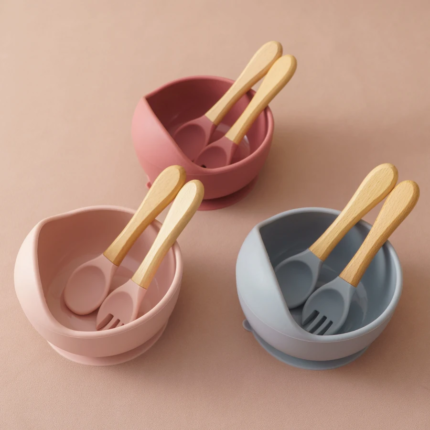 Silicone Suction Bowl Set for Babies