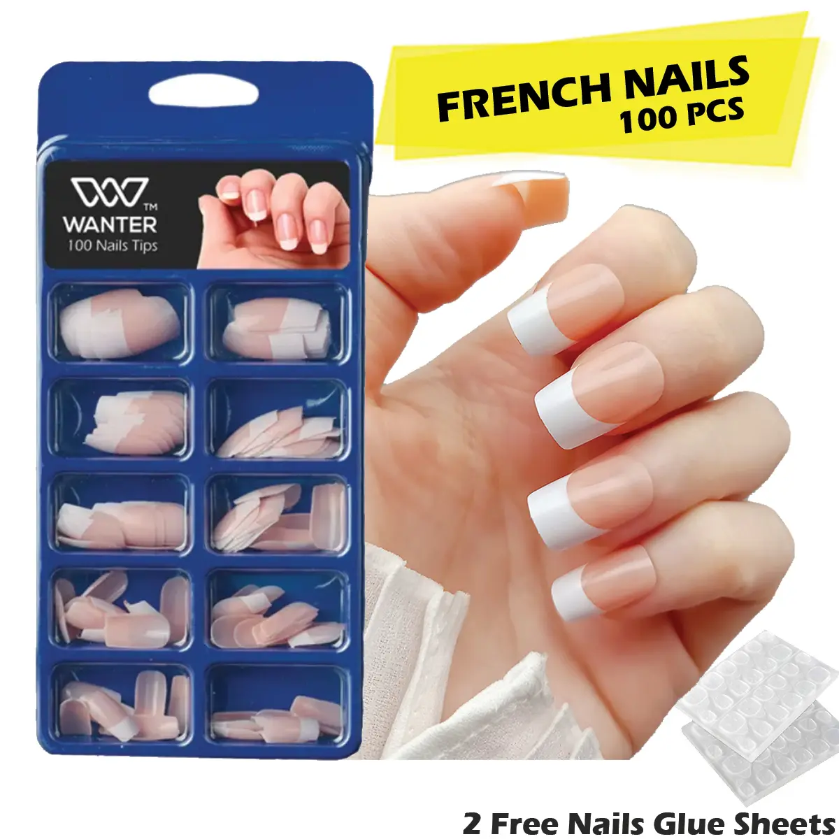 French Nails Set for Girls