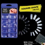 Transparent Fake Nails Kit – Acrylic & Artificial Nail Set - Image 4