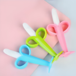 Banana Shape Silicone Baby Teether - Image 2