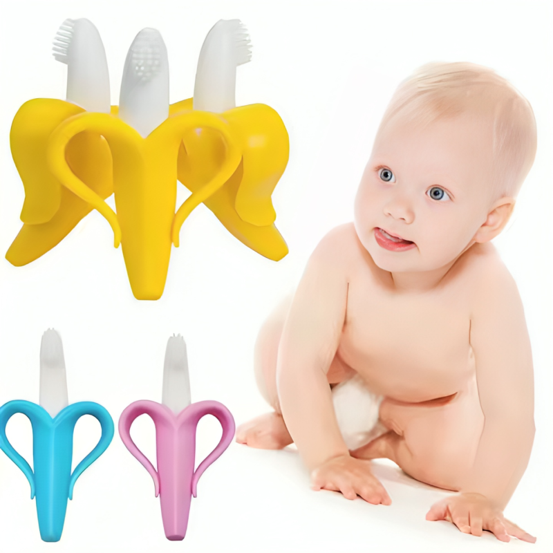 Banana Shape Silicone Baby Teether