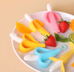Banana Shape Silicone Baby Teether - Image 4