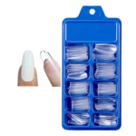 Transparent Oval False Nails Set
