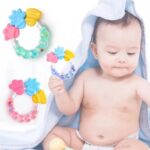 Rattle Shape Silicone Baby Teether