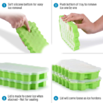 Durable Silicone Ice Cube Trays - Image 6