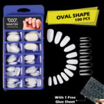 Transparent Fake Nails Kit – Acrylic & Artificial Nail Set - Image 5