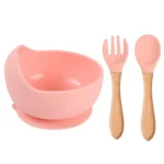 Baby Suction Bowl Set with Spoon & Fork - Image 9