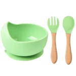 Baby Suction Bowl Set with Spoon & Fork - Image 6