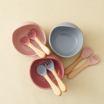 Baby Suction Bowl Set with Spoon & Fork - Image 5