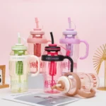 Premium 1200ML Large Capacity Water Bottle with Straw - Image 5