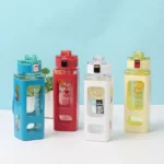 Kawaii Korean Water Bottle 800ML | Cute Aesthetic Leakproof Bottle | Portable Drinking Bottle for School, College & Outdoor - Image 7