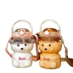Kids Water Bottle for Boys & Girls | Cute Teddy Bear Design - Image 10