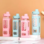 Kawaii Korean Water Bottle 800ML | Cute Aesthetic Leakproof Bottle | Portable Drinking Bottle for School, College & Outdoor - Image 4