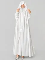 Saudi Jilbab - White - Image 2