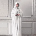 Saudi Jilbab - White - Image 6