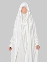 Saudi Jilbab - White - Image 9