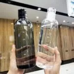 Clear Glass water bottle with Time Scale - Image 4