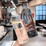Water Bottle with Time Scale | Transparent Plastic Bottles - Image 2