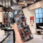 Water Bottle with Time Scale | Transparent Plastic Bottles - Image 7