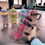 1300ML Large Capacity Detox Water Bottle with Straw for Girls - Image 7