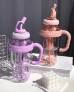 1300ML Large Capacity Detox Water Bottle with Straw for Girls - Image 3