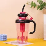 1300ML Large Capacity Detox Water Bottle with Straw for Girls - Image 4